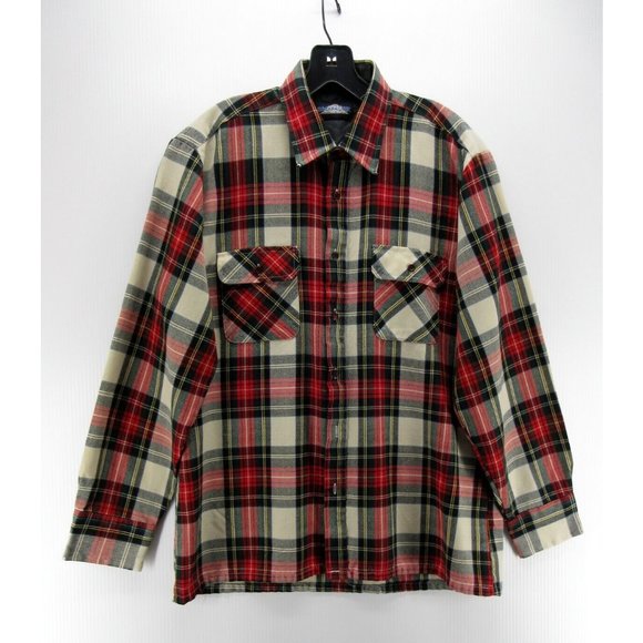 Backpacker Other - VINTAGE Backpacker Shirt Medium Red Button Up Flannel Outdoor Western
